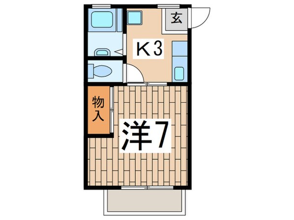 ハイツシティライフＤの物件間取画像